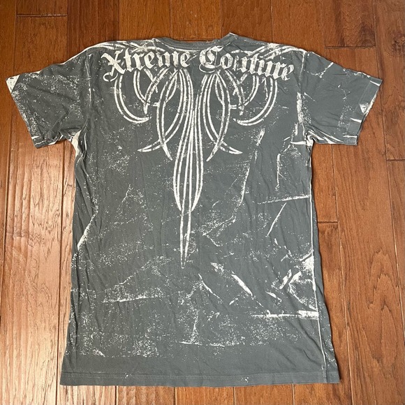 Xtreme Couture by Affliction Skull Tee RARE - Picture 2 of 5